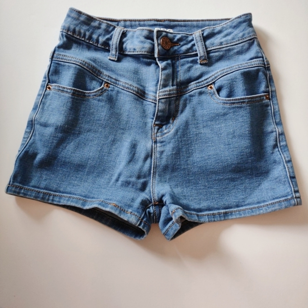 BDG Super High Rise Seam Denim Jean Shorts 25